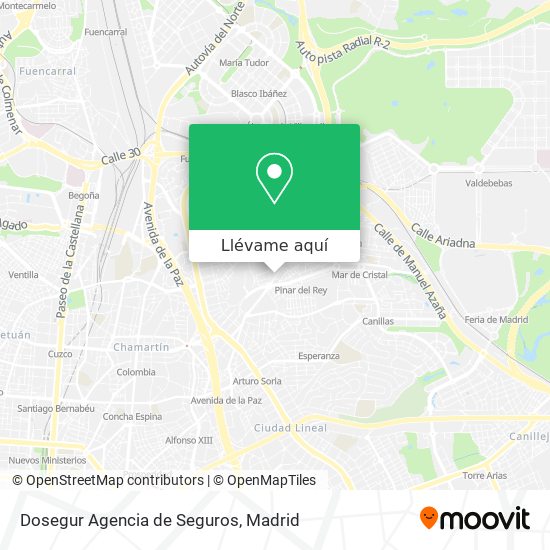 Mapa Dosegur Agencia de Seguros