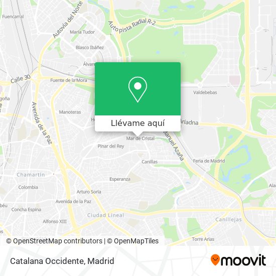 Mapa Catalana Occidente