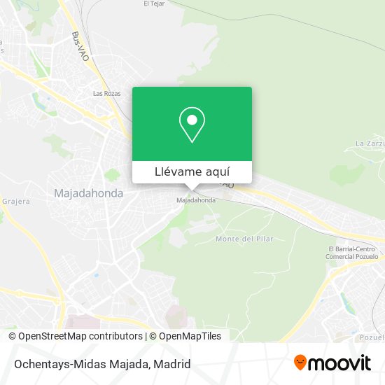 Mapa Ochentays-Midas Majada