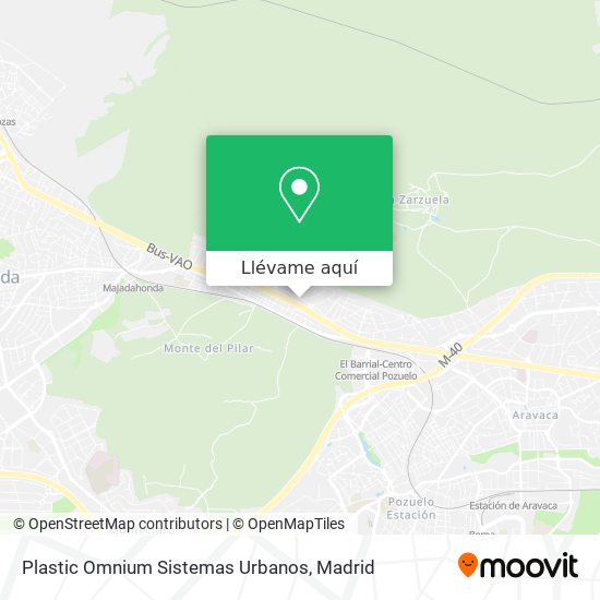 Mapa Plastic Omnium Sistemas Urbanos