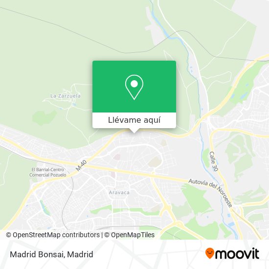 Mapa Madrid Bonsai
