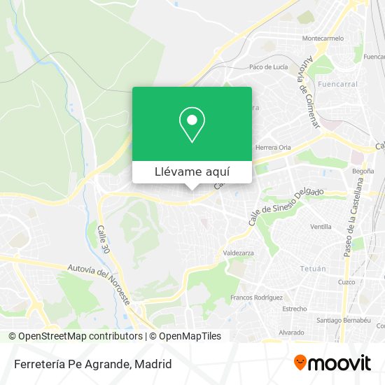 Mapa Ferretería Pe Agrande