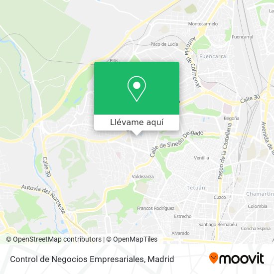 Mapa Control de Negocios Empresariales