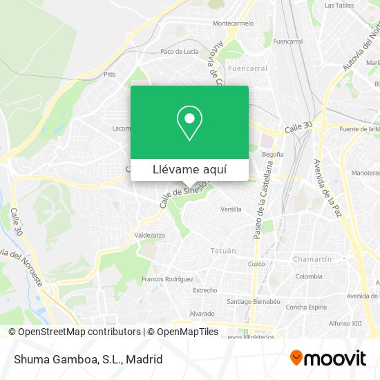 Mapa Shuma Gamboa, S.L.