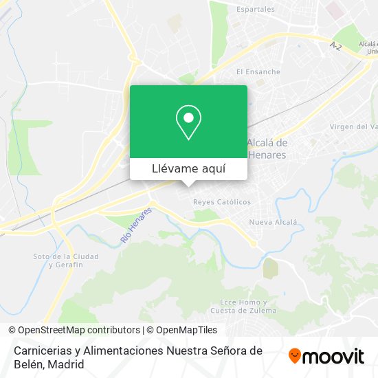 Mapa Carnicerias y Alimentaciones Nuestra Señora de Belén