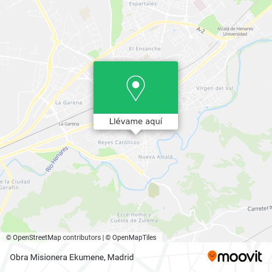 Mapa Obra Misionera Ekumene
