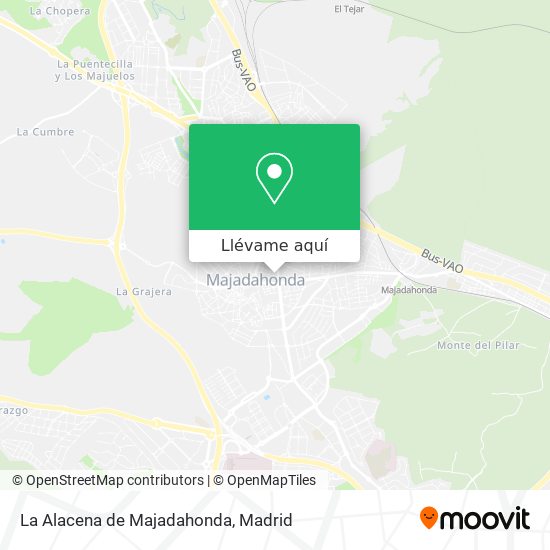 Mapa La Alacena de Majadahonda