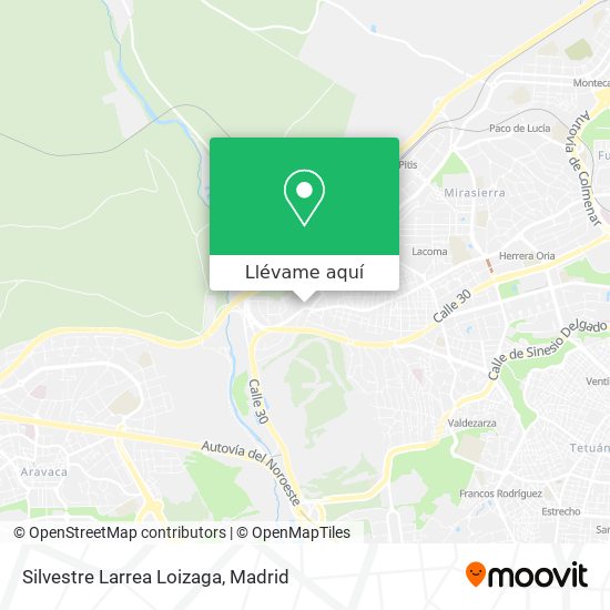 Mapa Silvestre Larrea Loizaga