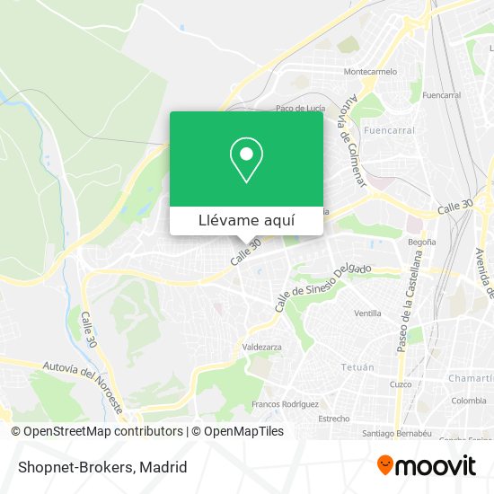 Mapa Shopnet-Brokers