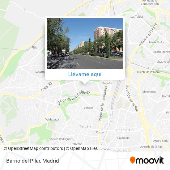 Mapa Barrio del Pilar