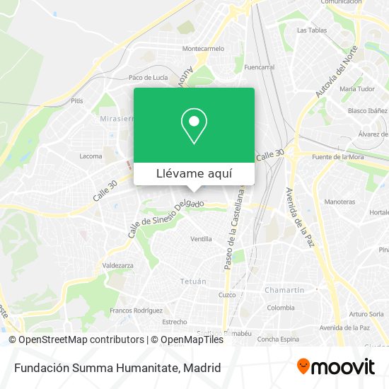Mapa Fundación Summa Humanitate