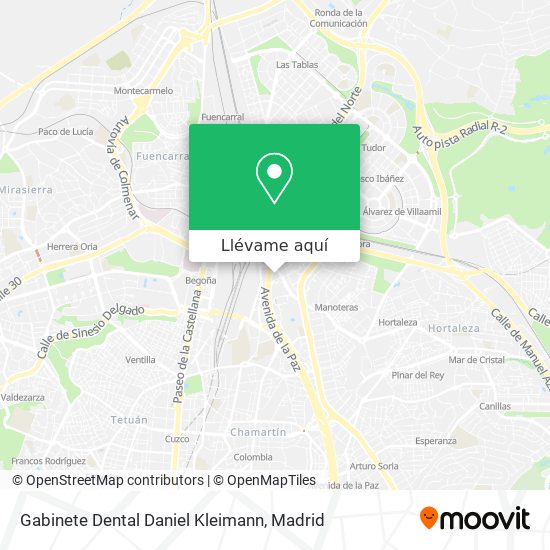 Mapa Gabinete Dental Daniel Kleimann