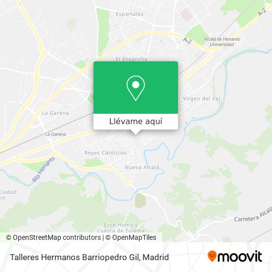 Mapa Talleres Hermanos Barriopedro Gil