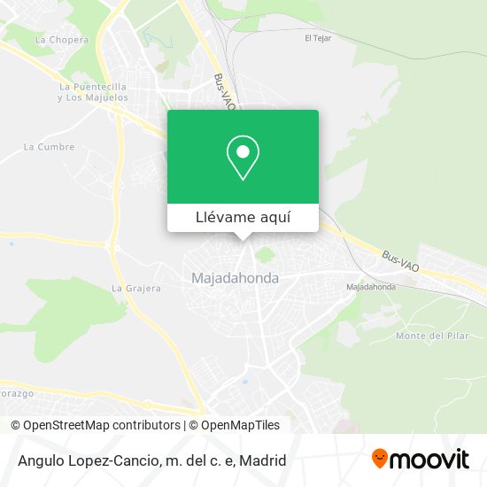 Mapa Angulo Lopez-Cancio, m. del c. e