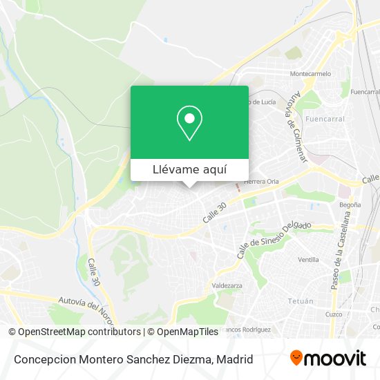 Mapa Concepcion Montero Sanchez Diezma