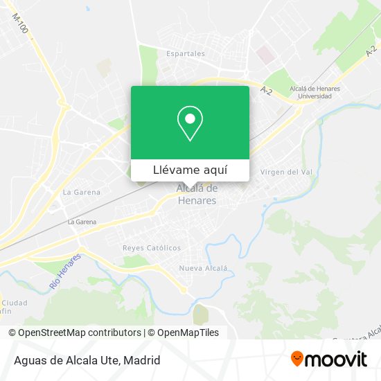 Mapa Aguas de Alcala Ute