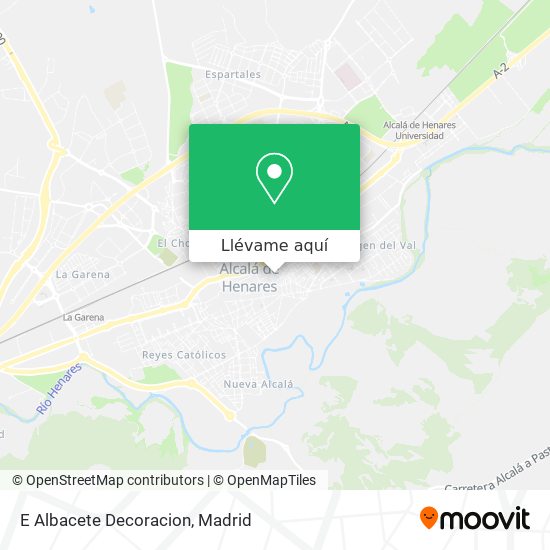 Mapa E Albacete Decoracion