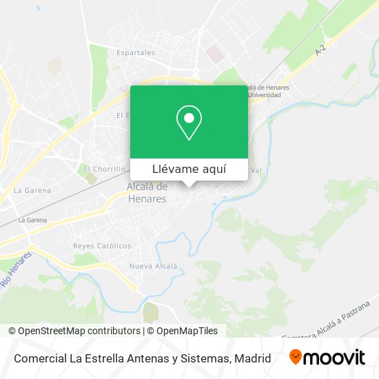 Mapa Comercial La Estrella Antenas y Sistemas