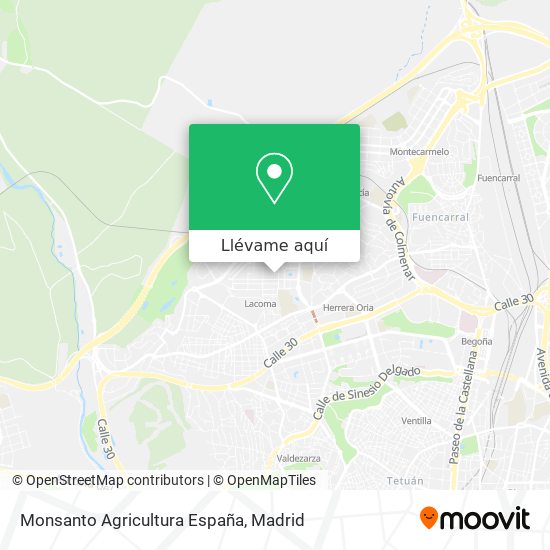 Mapa Monsanto Agricultura España