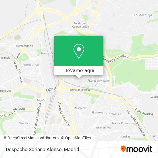 Mapa Despacho Soriano Alonso