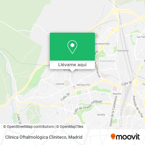 Mapa Clínica Oftalmológica Cliniteco