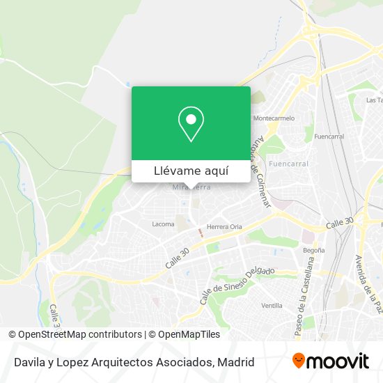Mapa Davila y Lopez Arquitectos Asociados