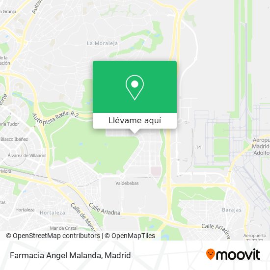 Mapa Farmacia Angel Malanda