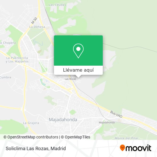 Mapa Soliclima Las Rozas