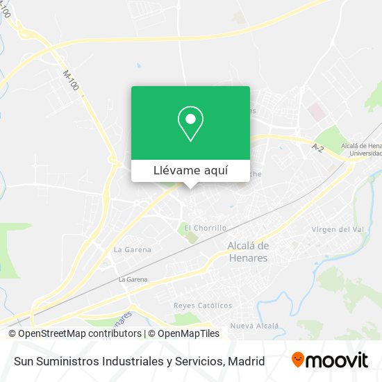 Mapa Sun Suministros Industriales y Servicios