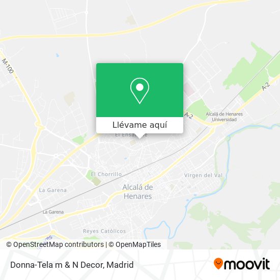 Mapa Donna-Tela m & N Decor