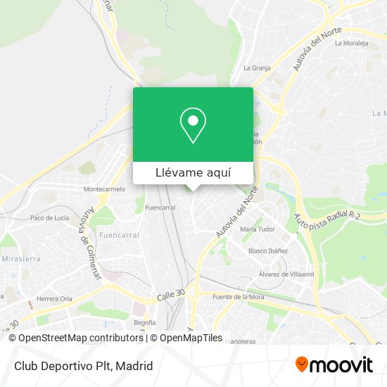 Mapa Club Deportivo Plt