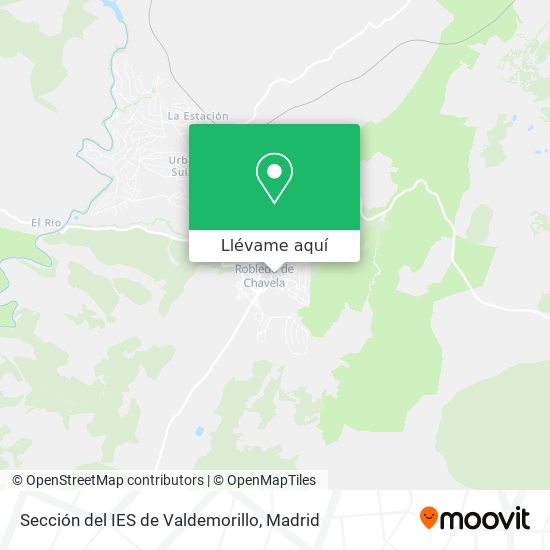 Mapa Sección del IES de Valdemorillo