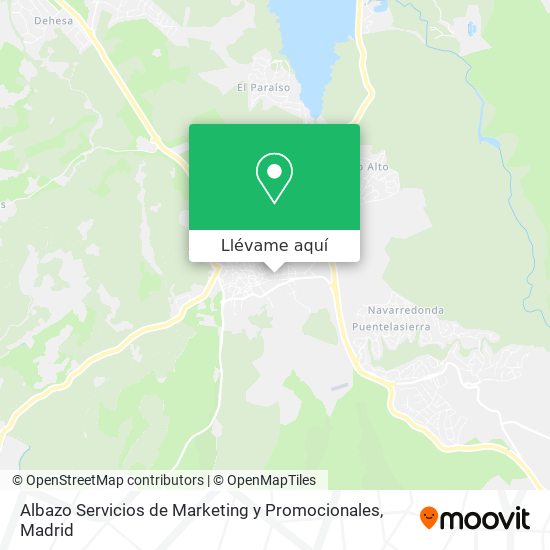 Mapa Albazo Servicios de Marketing y Promocionales