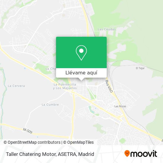 Mapa Taller Chatering Motor, ASETRA