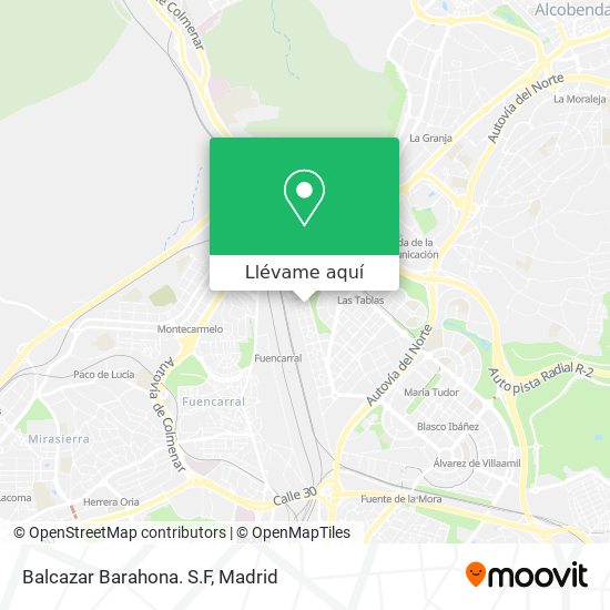 Mapa Balcazar Barahona. S.F