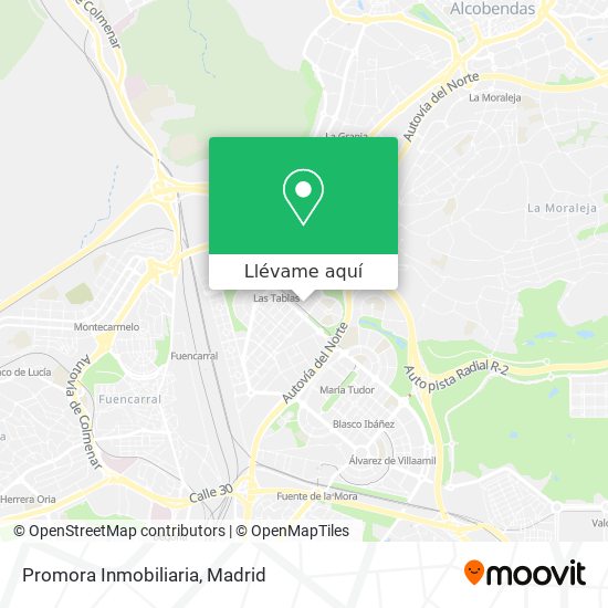 Mapa Promora Inmobiliaria