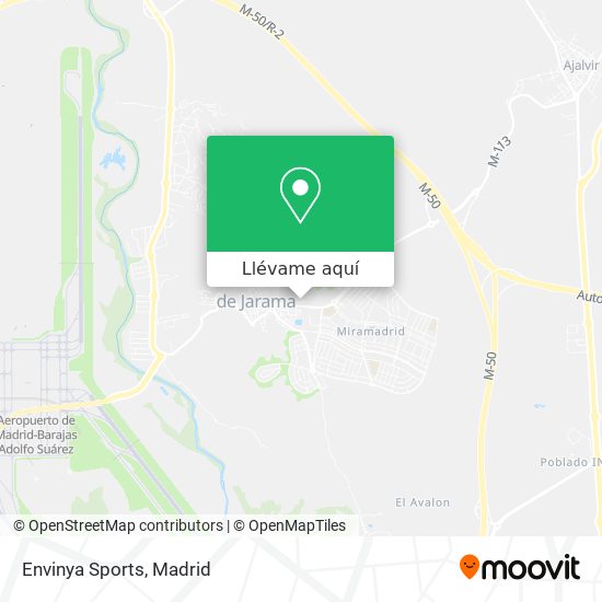 Mapa Envinya Sports