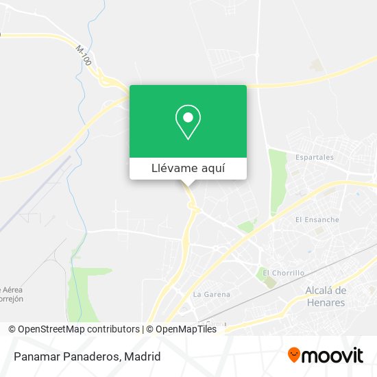 Mapa Panamar Panaderos