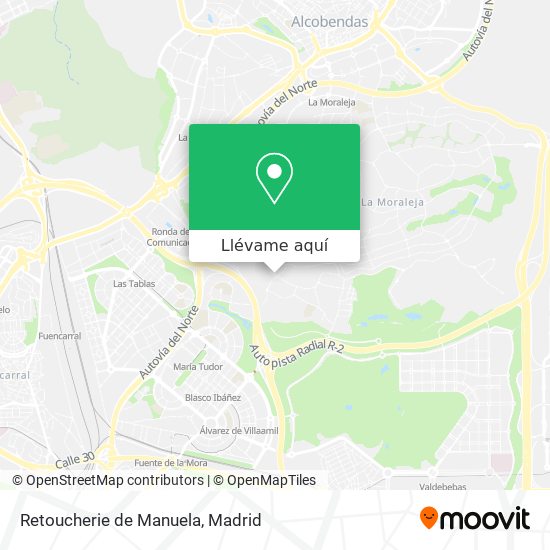 Mapa Retoucherie de Manuela