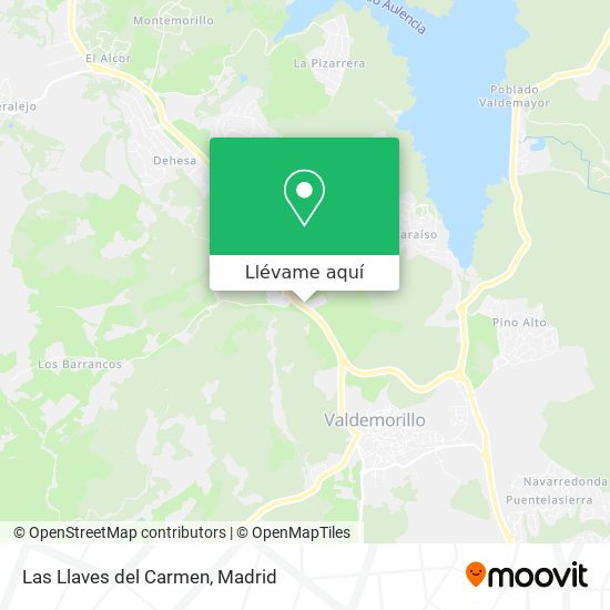 Mapa Las Llaves del Carmen