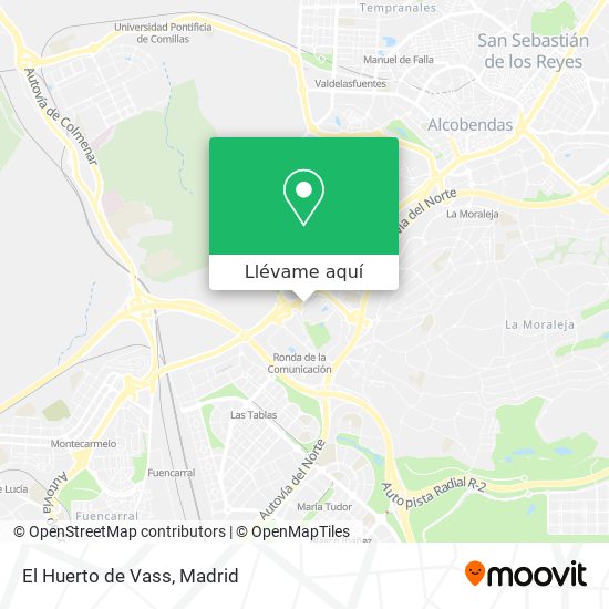 Mapa El Huerto de Vass