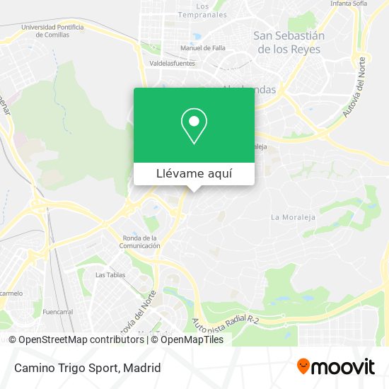 Mapa Camino Trigo Sport