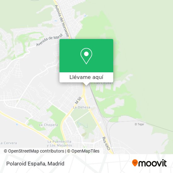 Mapa Polaroid España