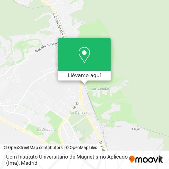 Mapa Ucm Instituto Universitario de Magnetismo Aplicado (Ima)