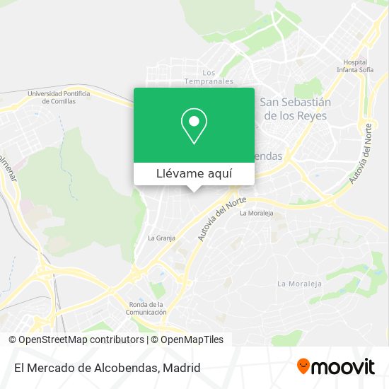 Mapa El Mercado de Alcobendas