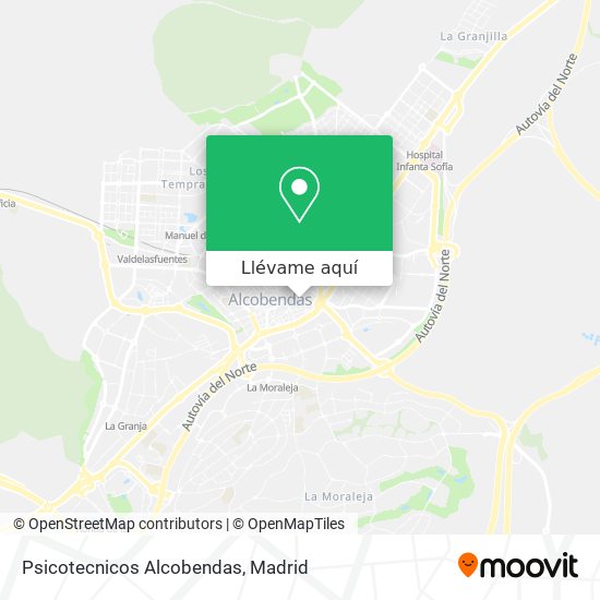 Mapa Psicotecnicos Alcobendas