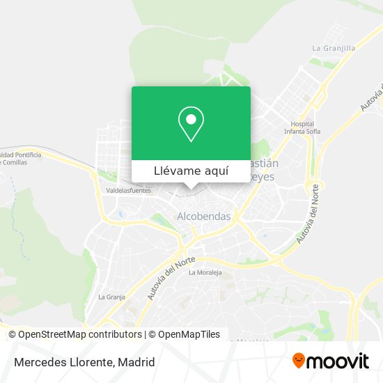 Mapa Mercedes Llorente