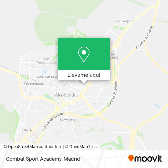 Mapa Combat Sport Academy