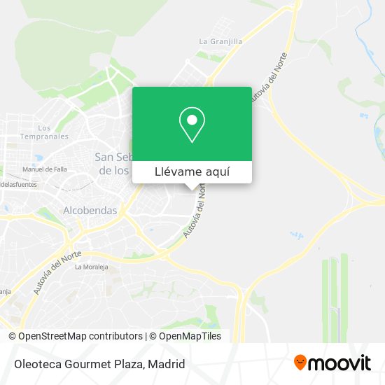 Mapa Oleoteca Gourmet Plaza