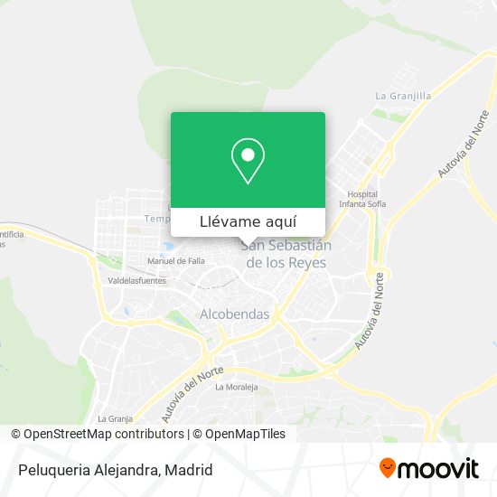 Mapa Peluqueria Alejandra